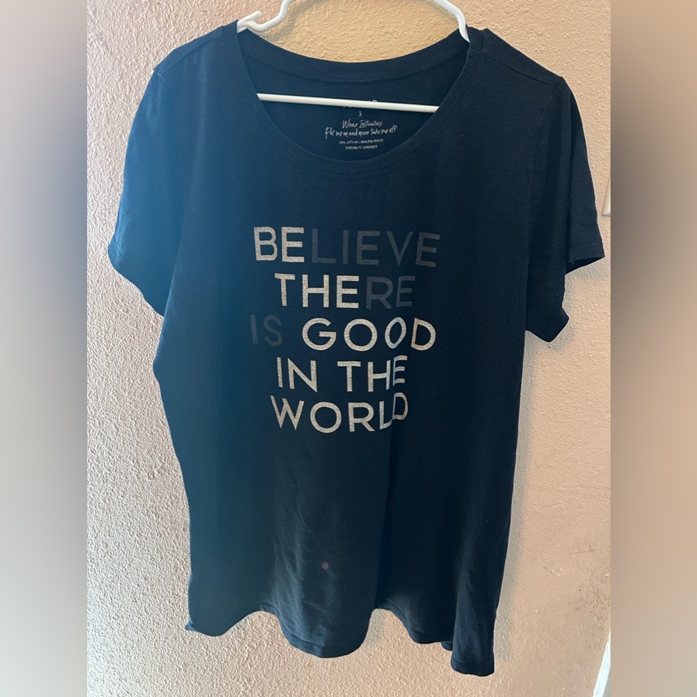Torrid Black Tee Size 3